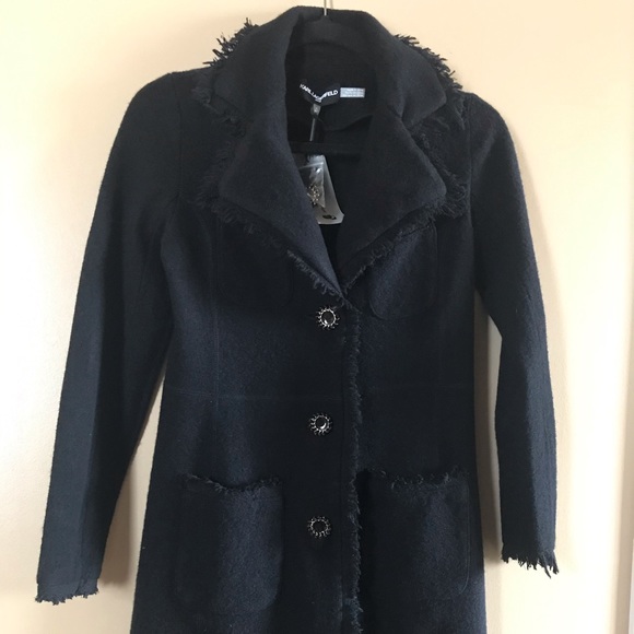 Karl Lagerfeld Jackets & Blazers - NWT Karl Lagerfeld wool coat
